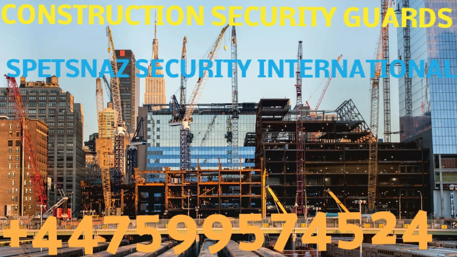 London Construction and Building Site Security Guards:| 24-hours Security Guards London | Security Risk Experts | Security Services London | London Security Company